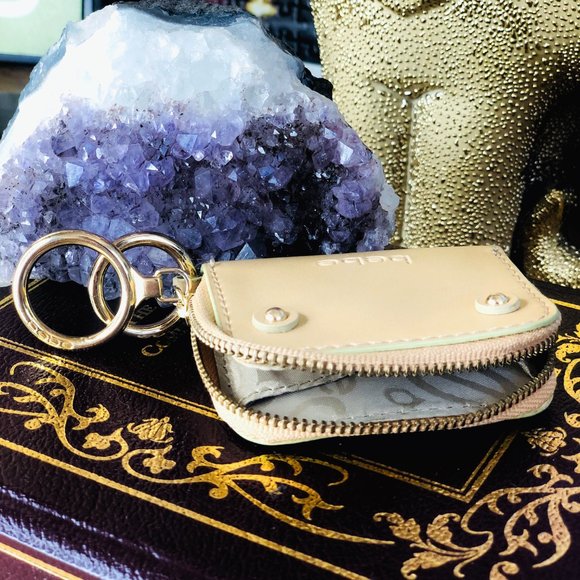 BEBE Beige Coin Purse GUC - Picture 7 of 9
